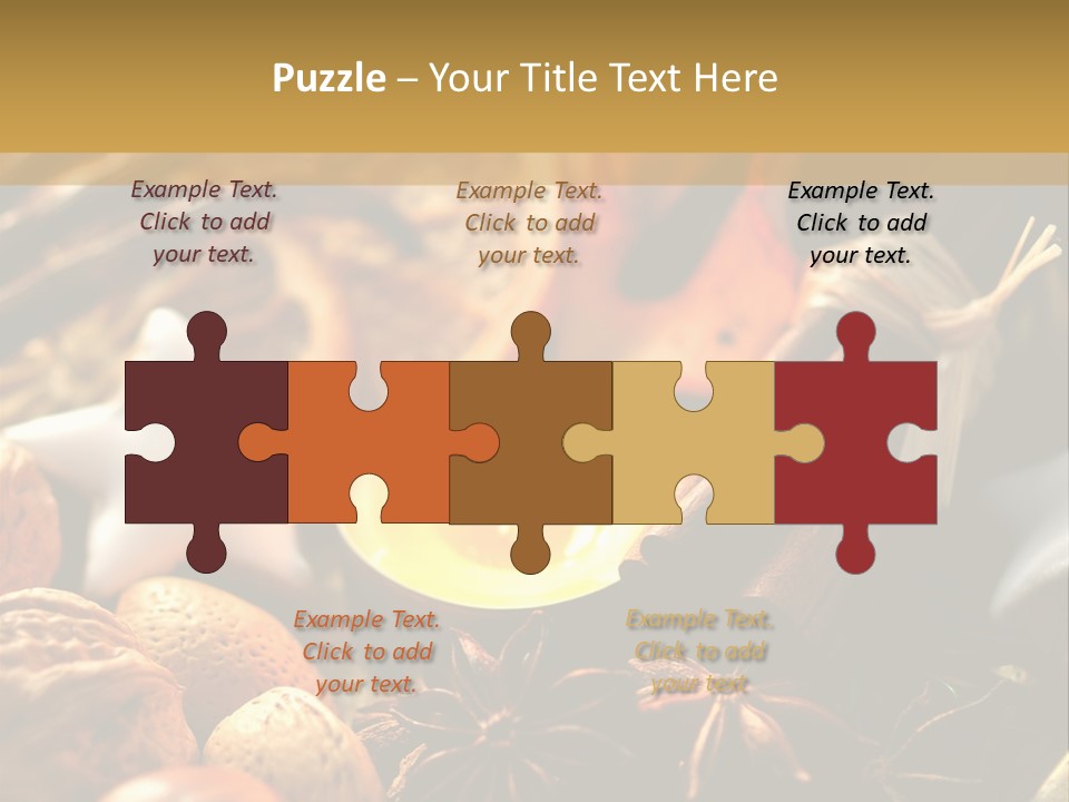 Merry Christmas Christmastide Tealight PowerPoint Template