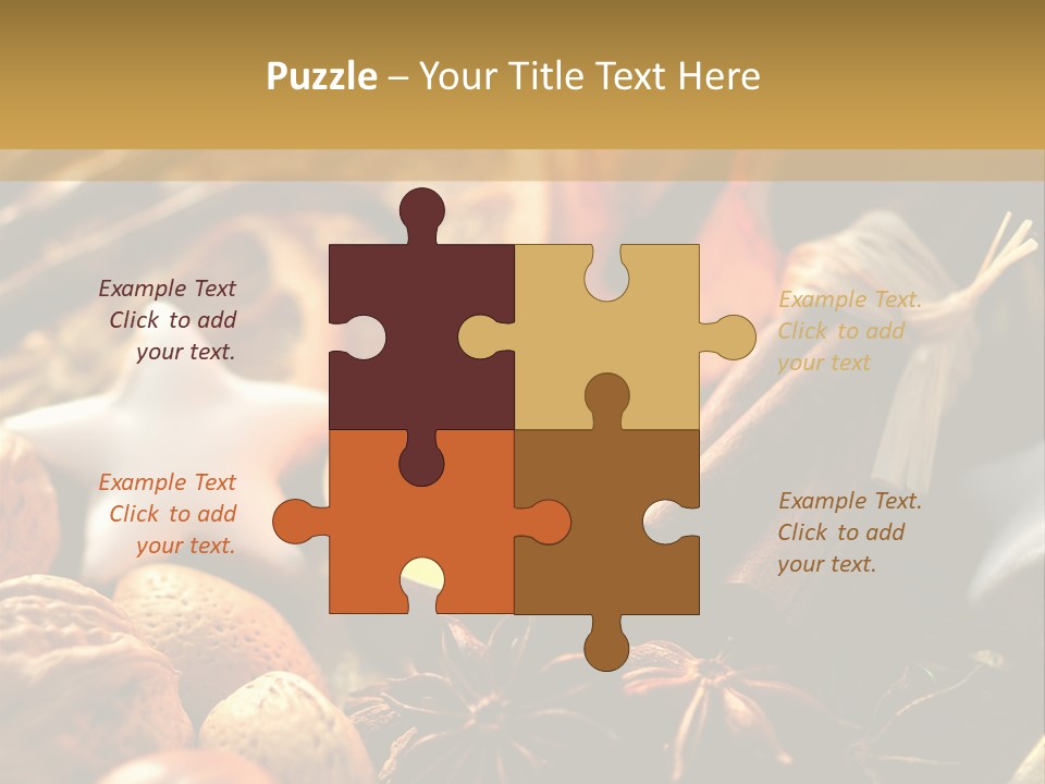 Merry Christmas Christmastide Tealight PowerPoint Template