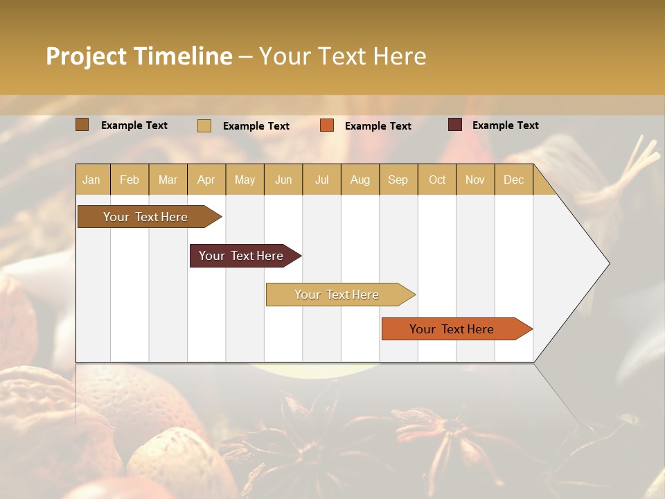 Merry Christmas Christmastide Tealight PowerPoint Template