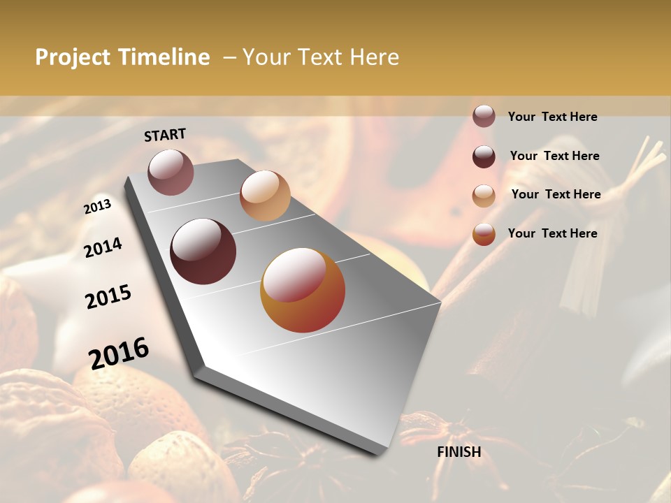 Merry Christmas Christmastide Tealight PowerPoint Template