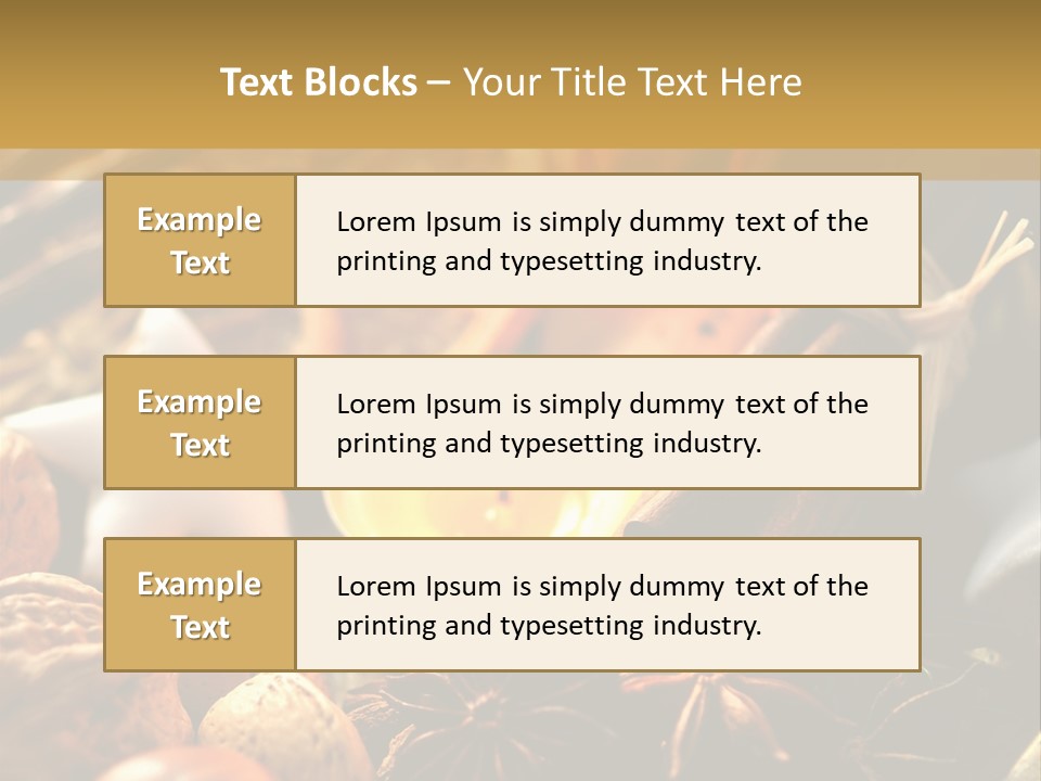 Merry Christmas Christmastide Tealight PowerPoint Template