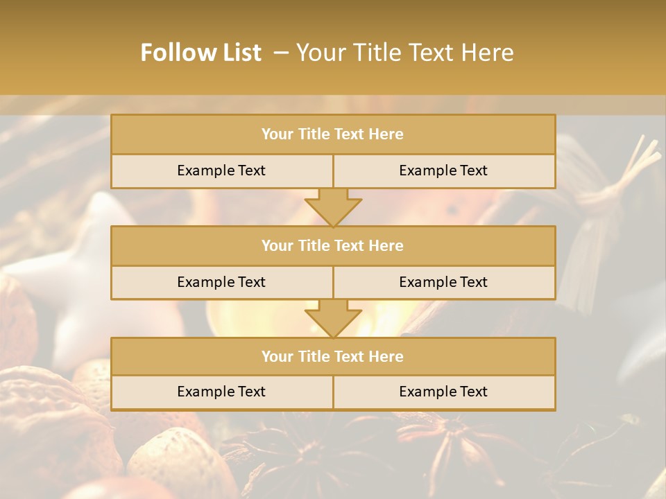 Merry Christmas Christmastide Tealight PowerPoint Template