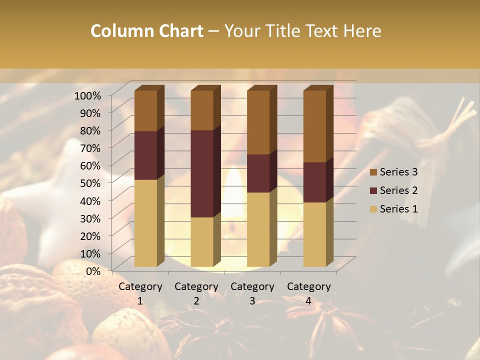 Merry Christmas Christmastide Tealight PowerPoint Template