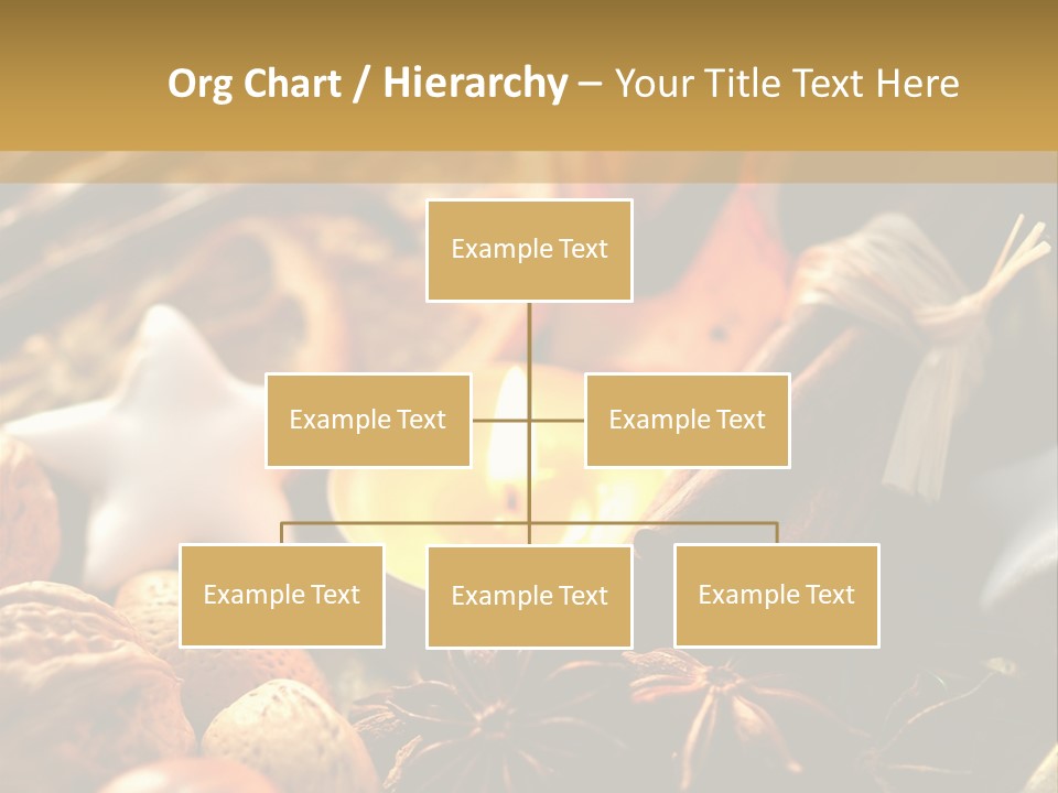Merry Christmas Christmastide Tealight PowerPoint Template