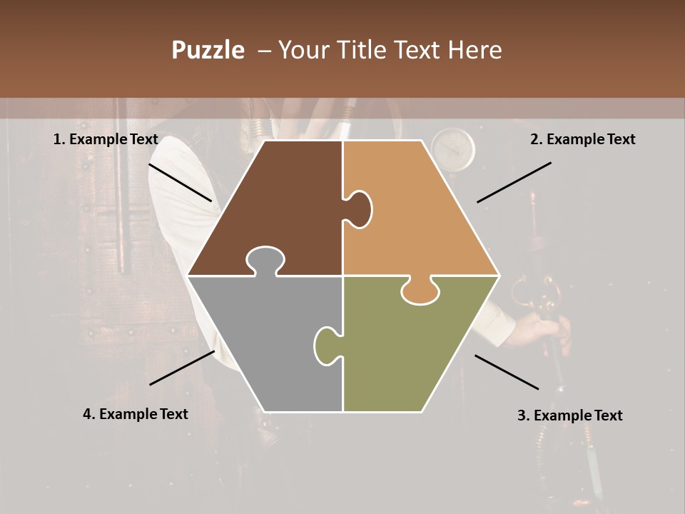 Veste Contact Mitaine PowerPoint Template