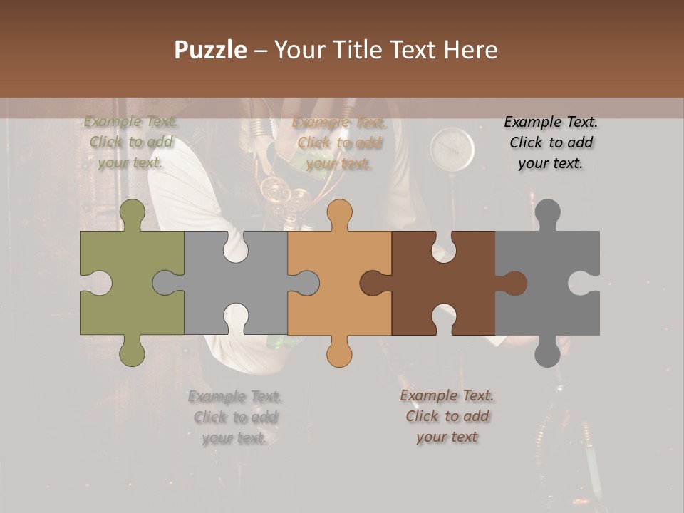 Veste Contact Mitaine PowerPoint Template