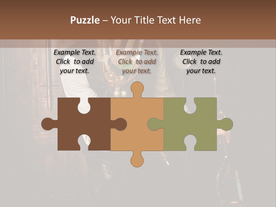 Veste Contact Mitaine PowerPoint Template
