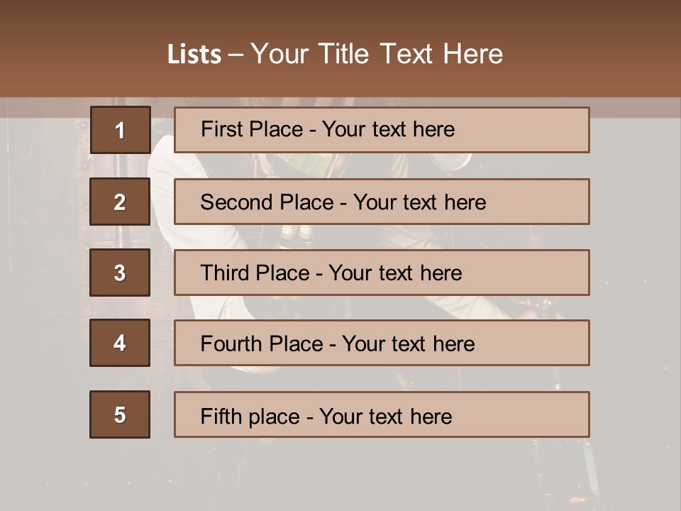 Veste Contact Mitaine PowerPoint Template