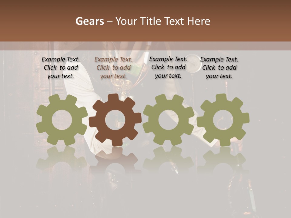 Veste Contact Mitaine PowerPoint Template