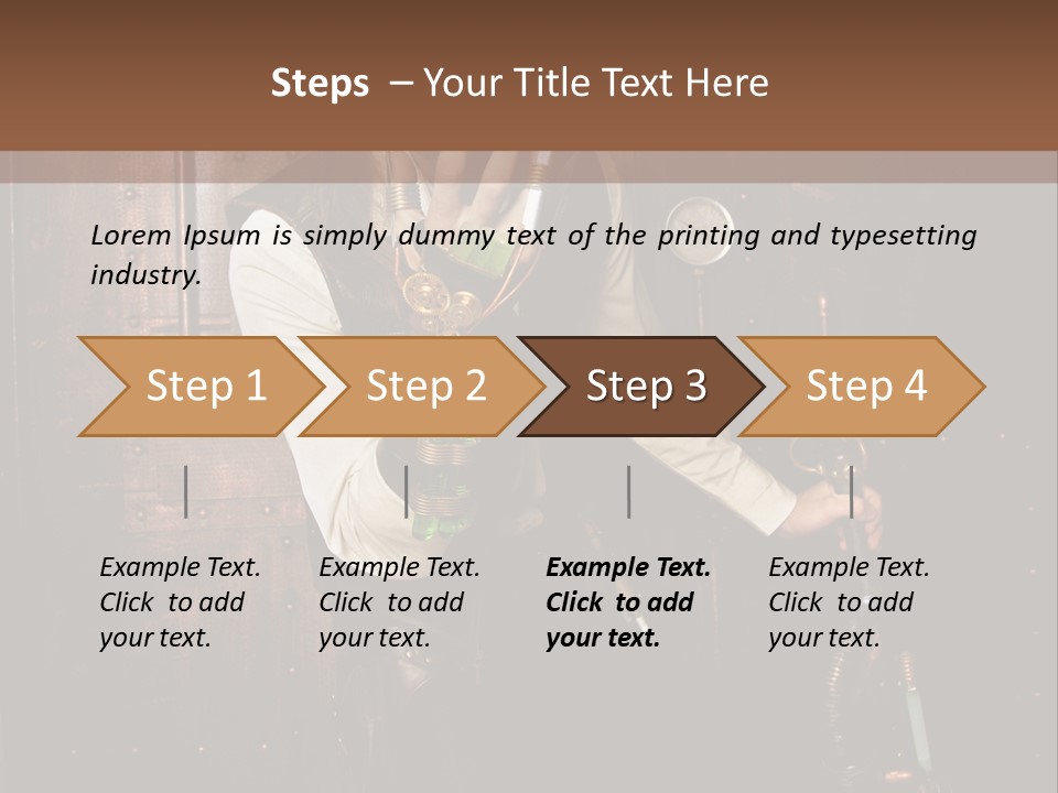 Veste Contact Mitaine PowerPoint Template