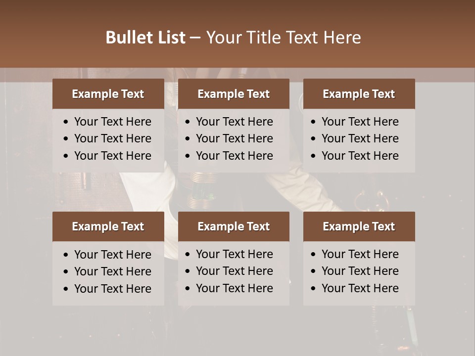 Veste Contact Mitaine PowerPoint Template