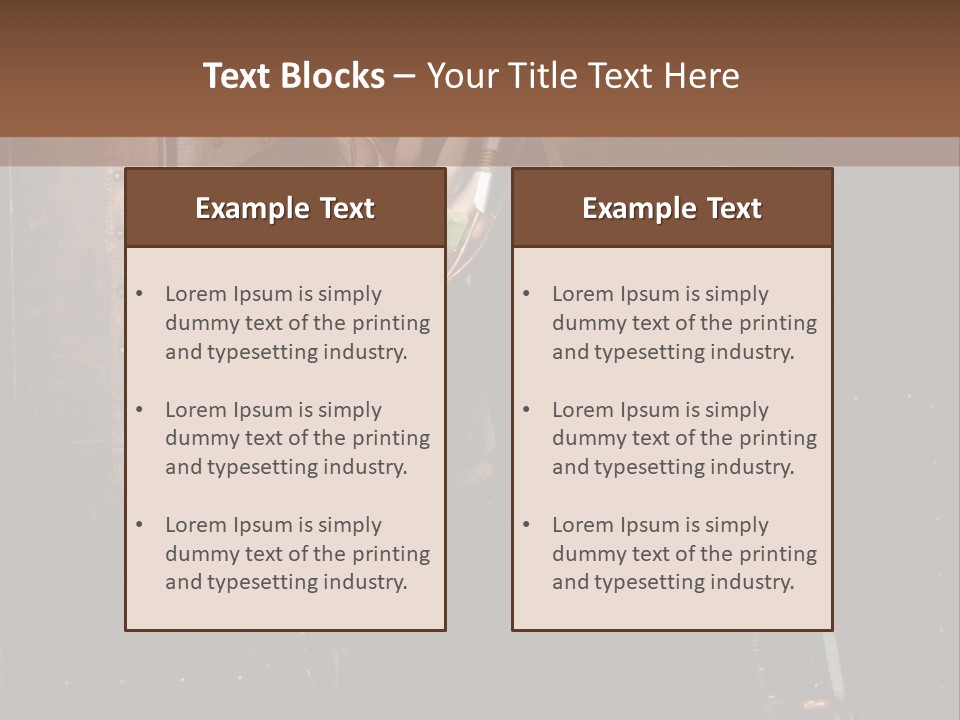 Veste Contact Mitaine PowerPoint Template