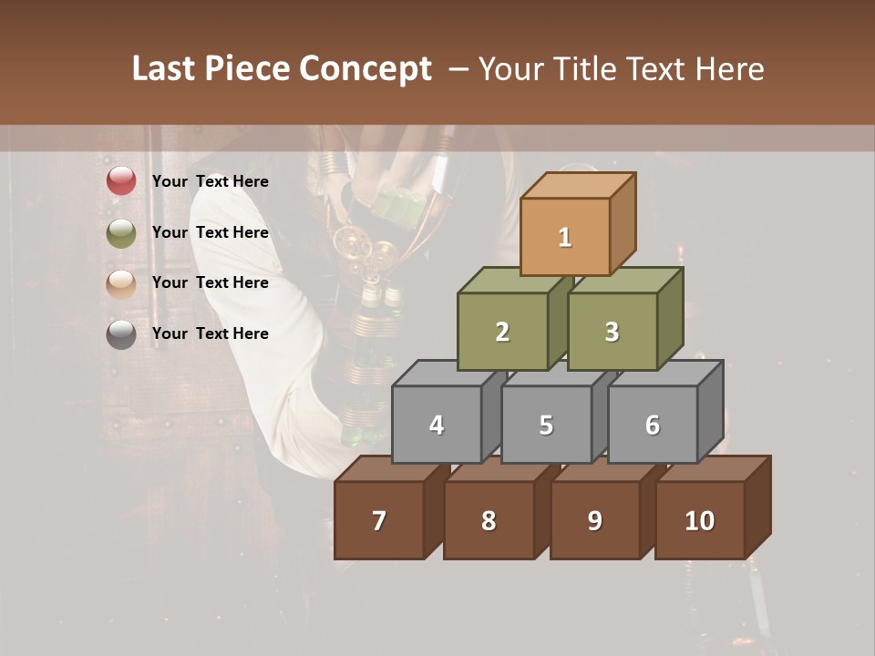 Veste Contact Mitaine PowerPoint Template