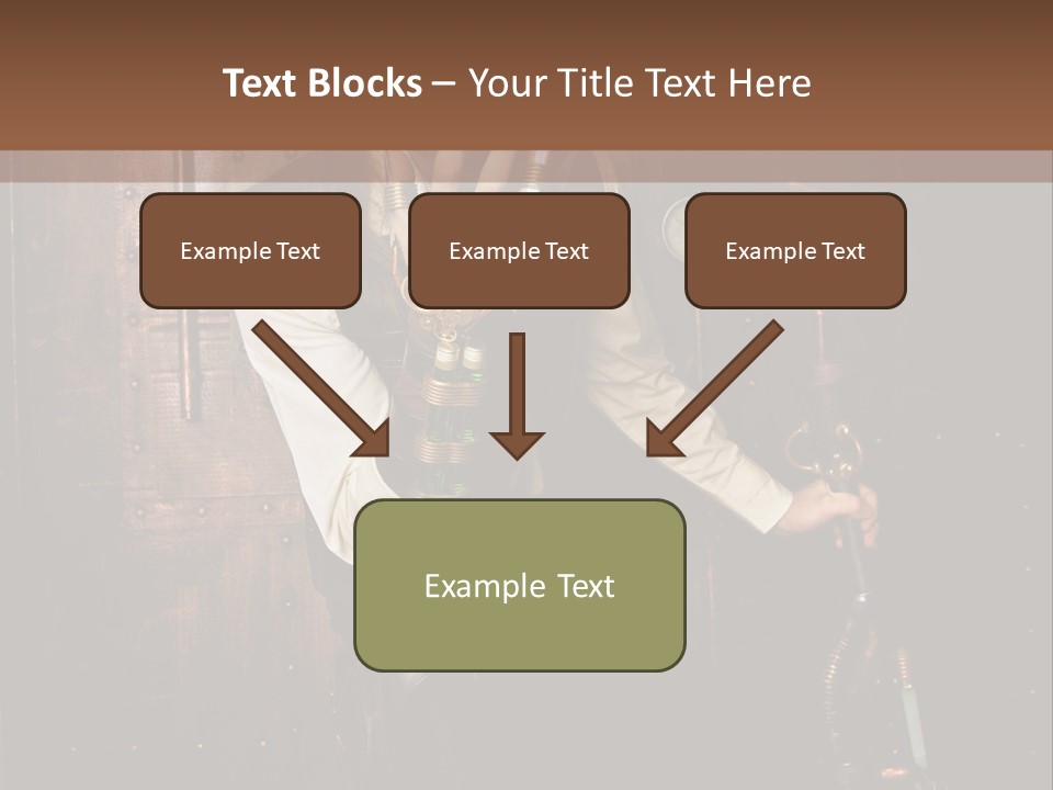 Veste Contact Mitaine PowerPoint Template