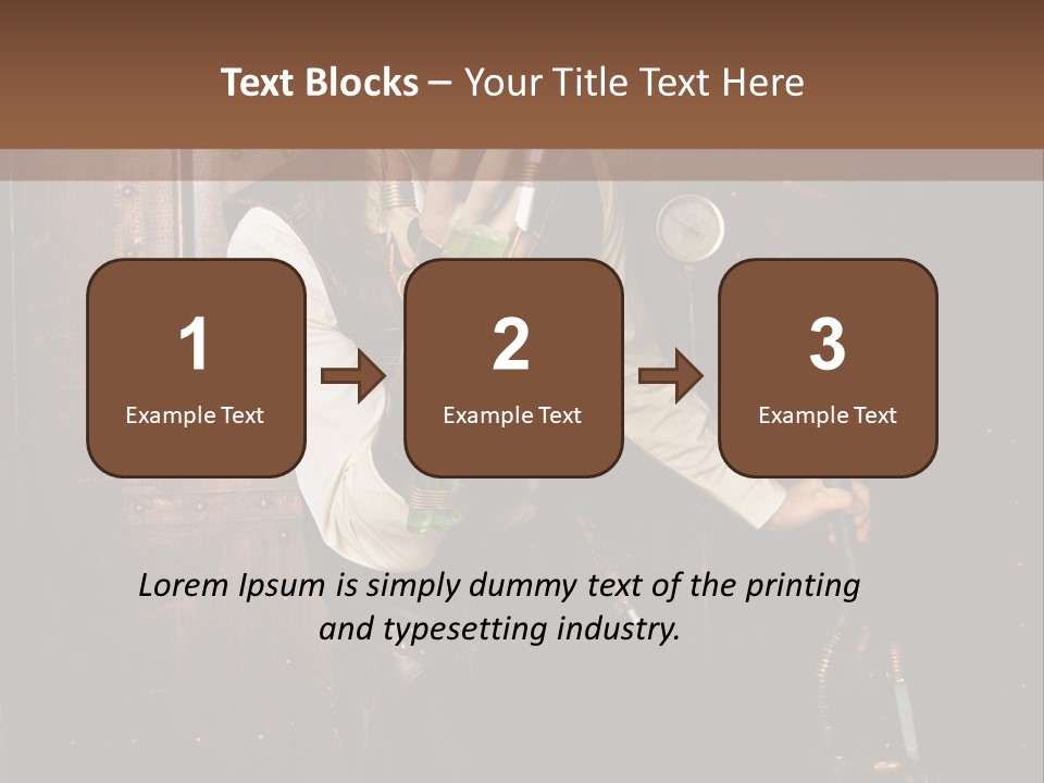 Veste Contact Mitaine PowerPoint Template