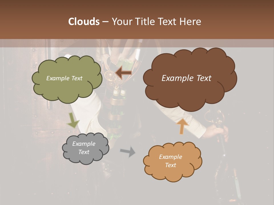 Veste Contact Mitaine PowerPoint Template