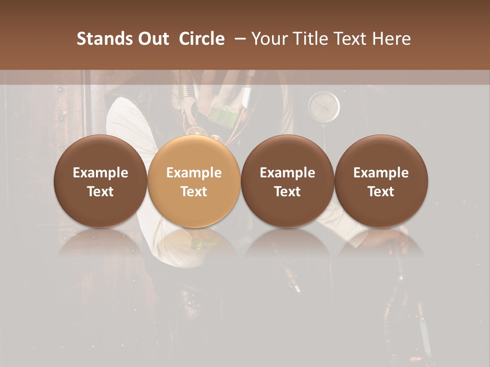 Veste Contact Mitaine PowerPoint Template