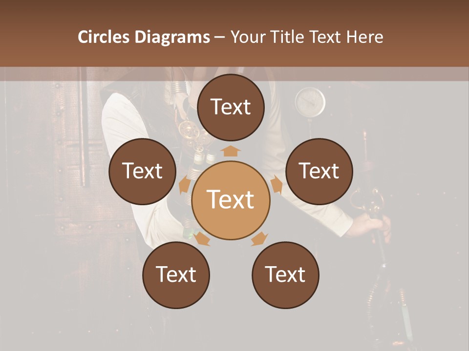 Veste Contact Mitaine PowerPoint Template