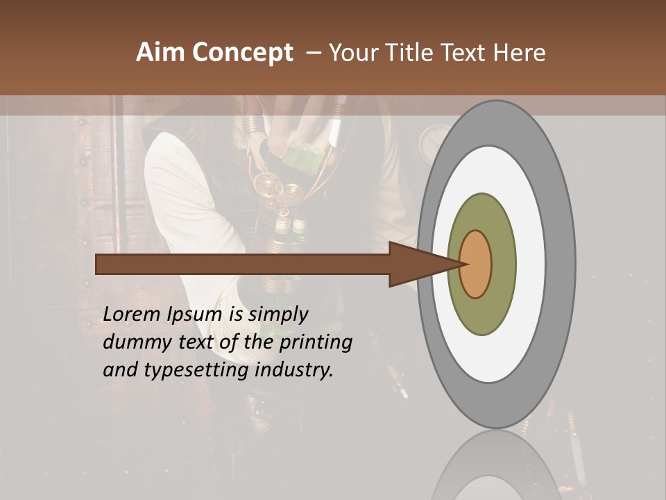 Veste Contact Mitaine PowerPoint Template