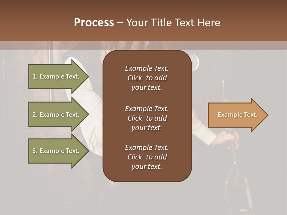 Veste Contact Mitaine PowerPoint Template