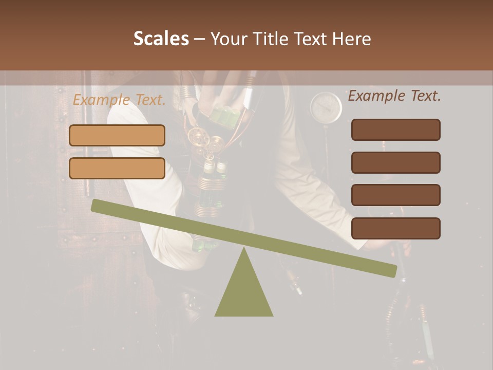 Veste Contact Mitaine PowerPoint Template