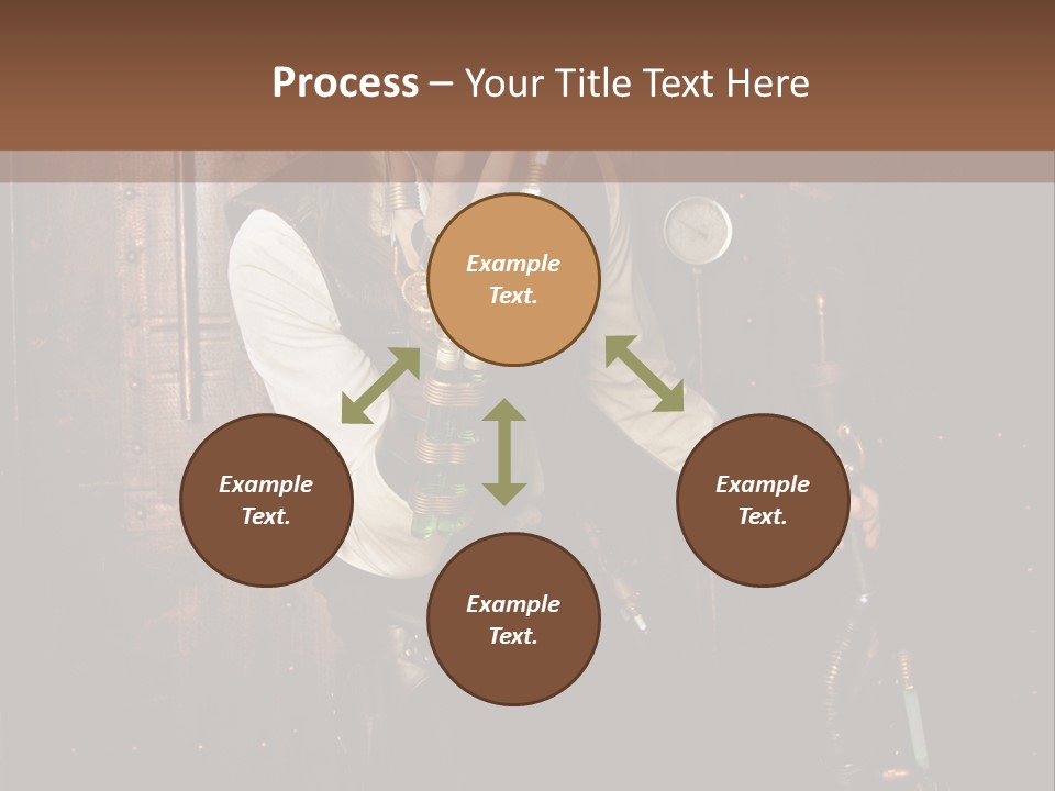 Veste Contact Mitaine PowerPoint Template