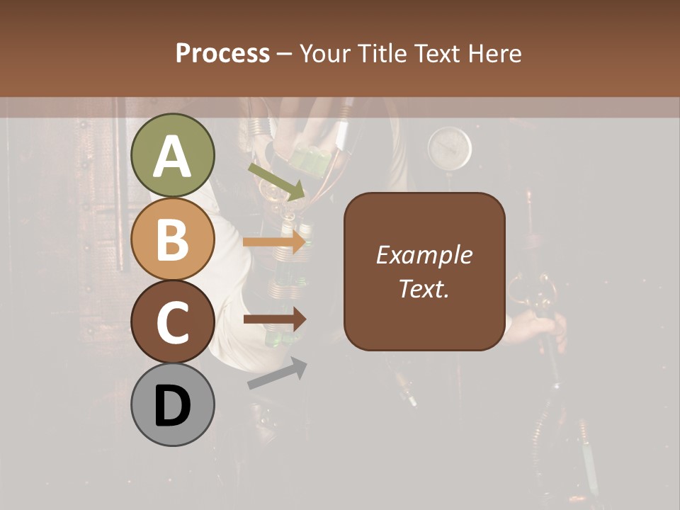 Veste Contact Mitaine PowerPoint Template