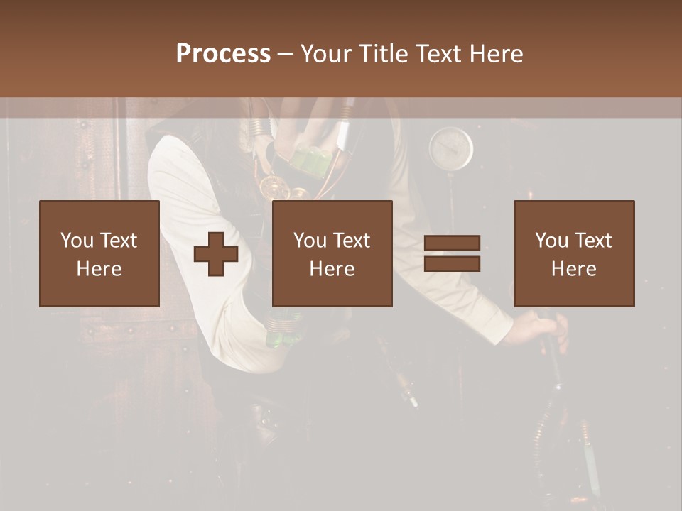 Veste Contact Mitaine PowerPoint Template