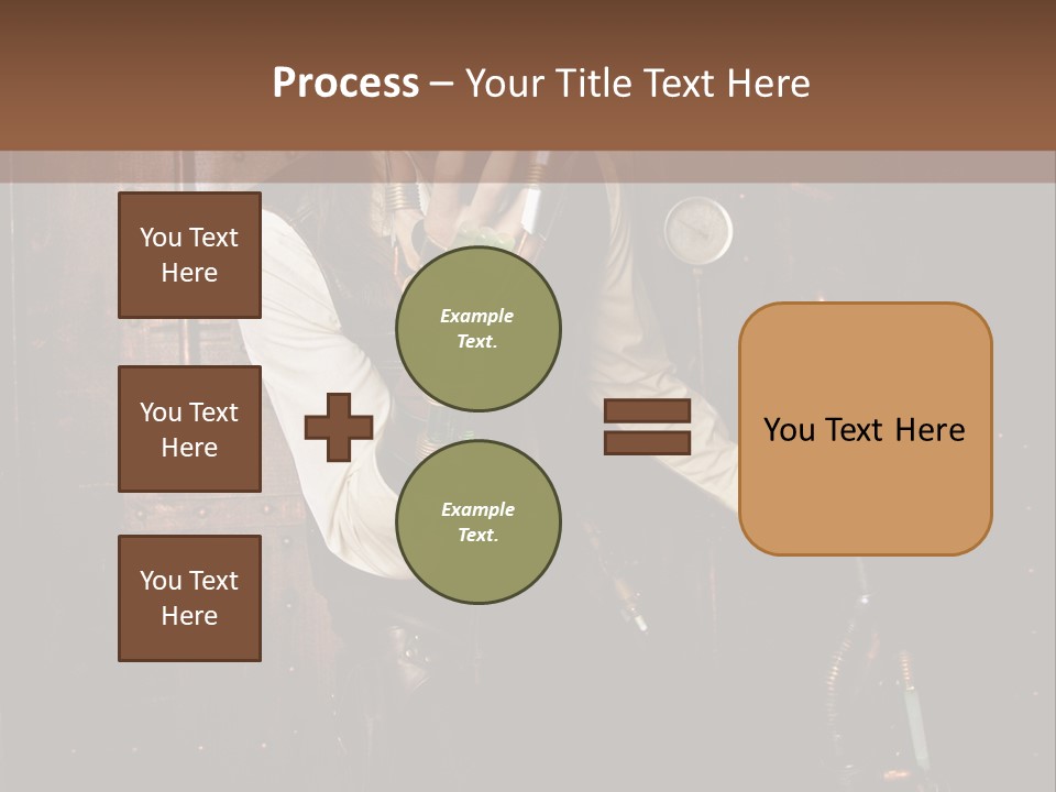 Veste Contact Mitaine PowerPoint Template