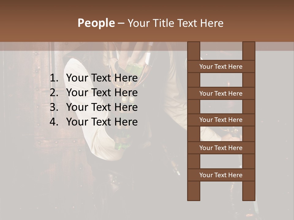 Veste Contact Mitaine PowerPoint Template