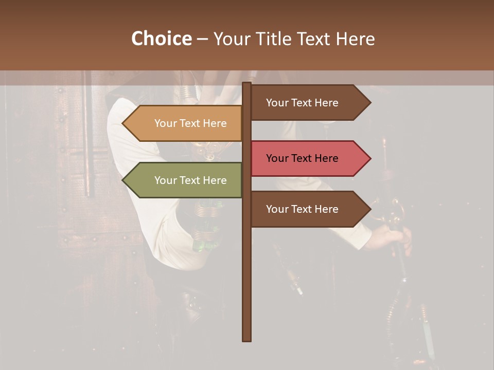 Veste Contact Mitaine PowerPoint Template