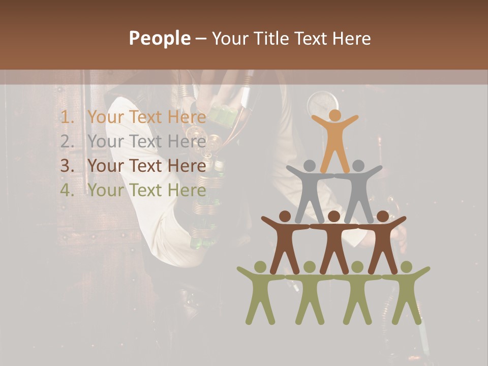 Veste Contact Mitaine PowerPoint Template