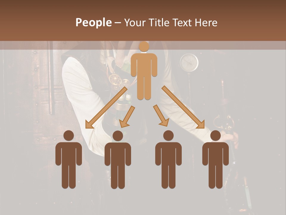 Veste Contact Mitaine PowerPoint Template