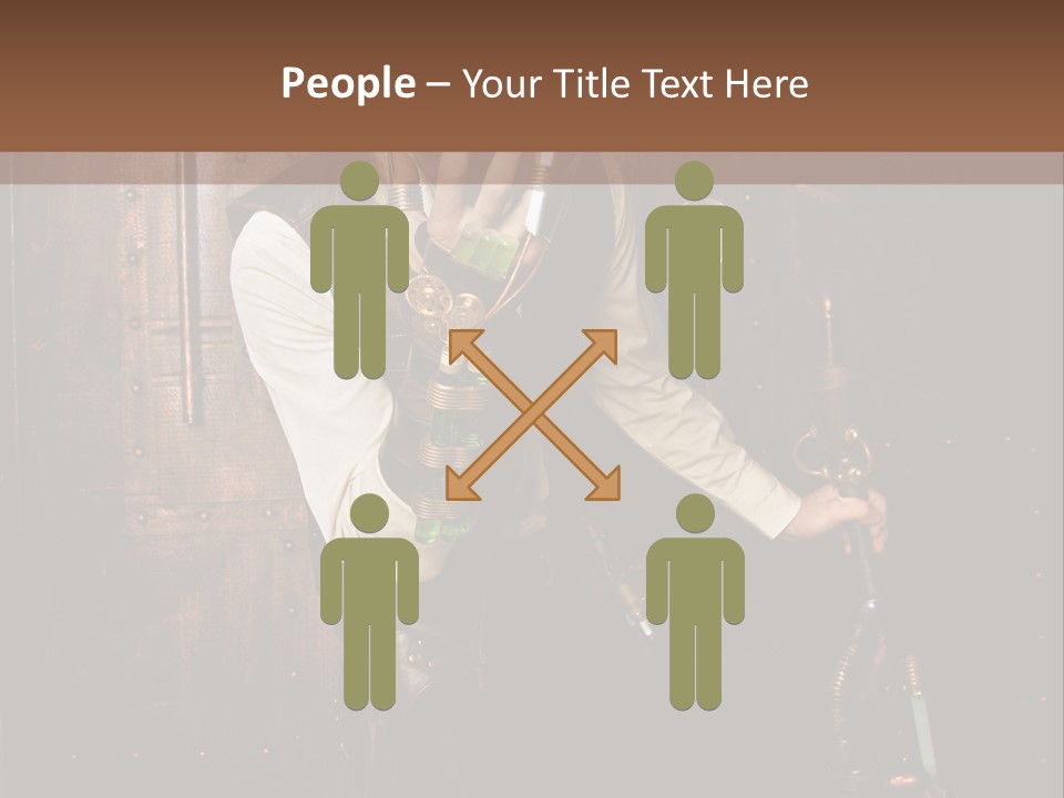 Veste Contact Mitaine PowerPoint Template