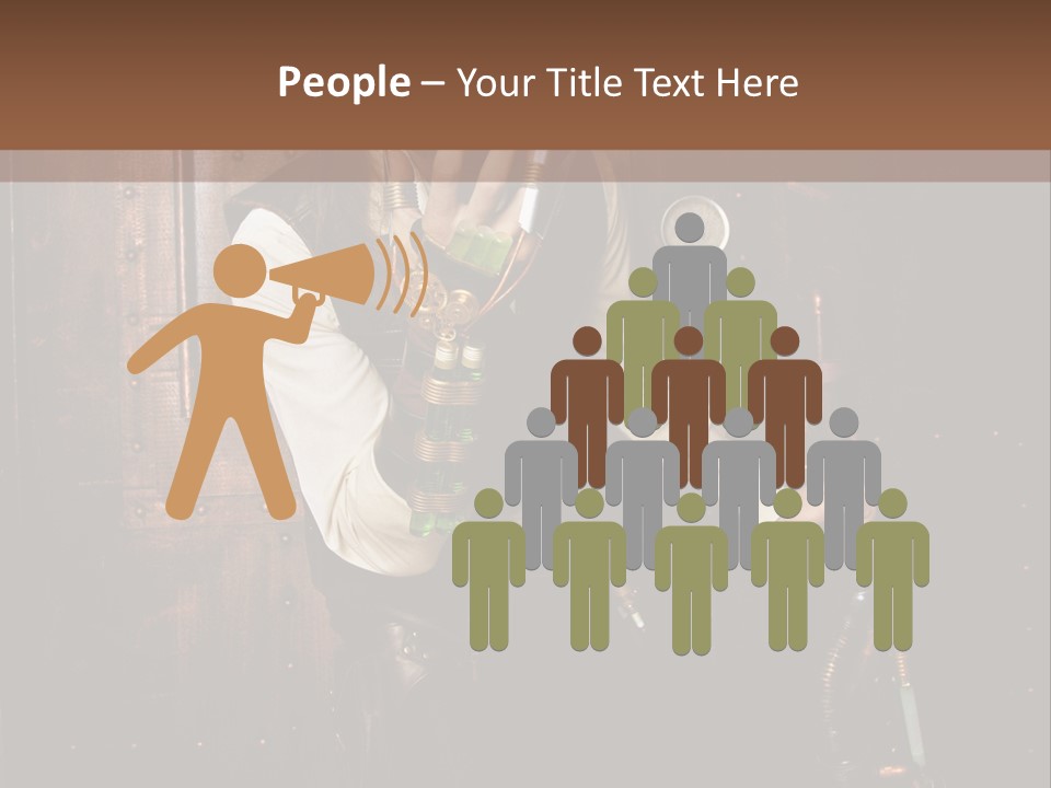 Veste Contact Mitaine PowerPoint Template