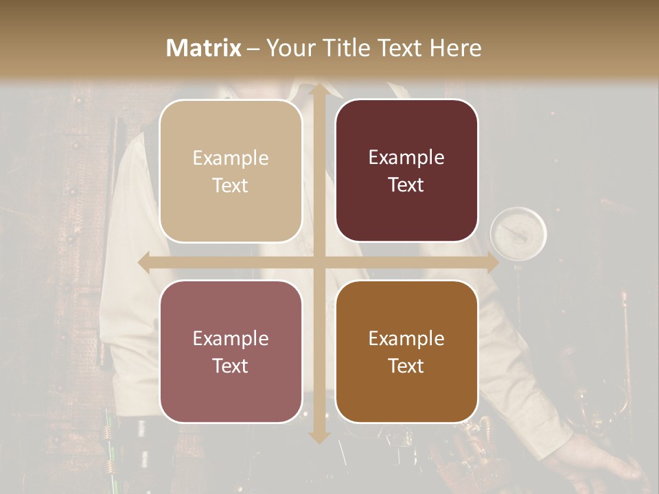 Victorien Ornement Aviator PowerPoint Template