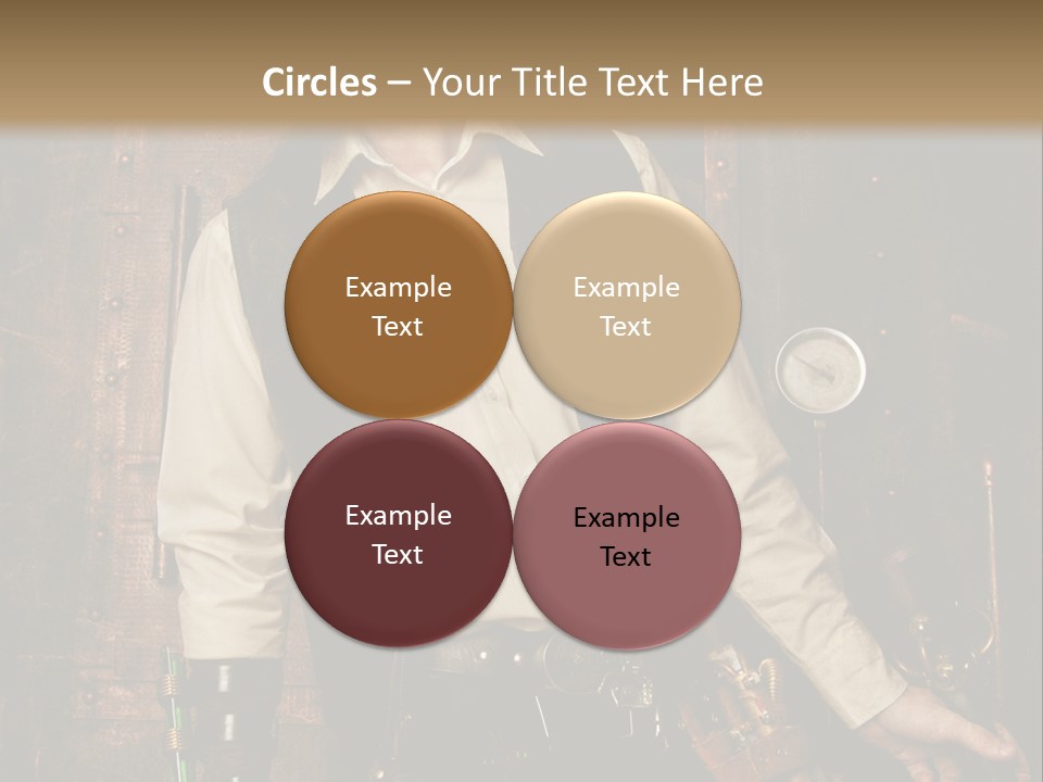 Victorien Ornement Aviator PowerPoint Template