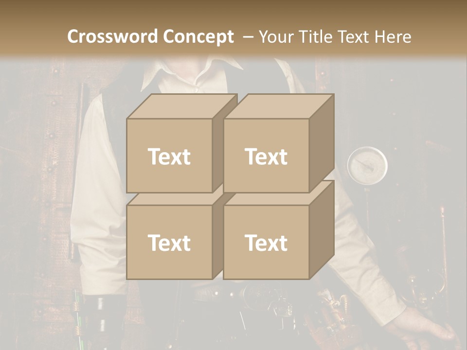 Victorien Ornement Aviator PowerPoint Template
