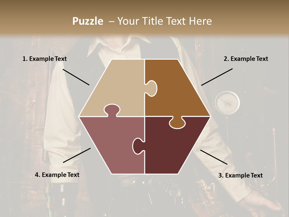 Victorien Ornement Aviator PowerPoint Template