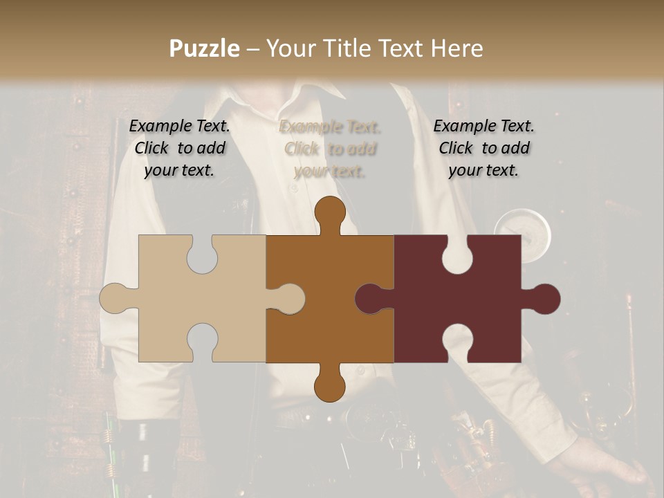 Victorien Ornement Aviator PowerPoint Template
