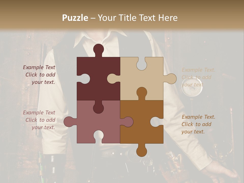 Victorien Ornement Aviator PowerPoint Template