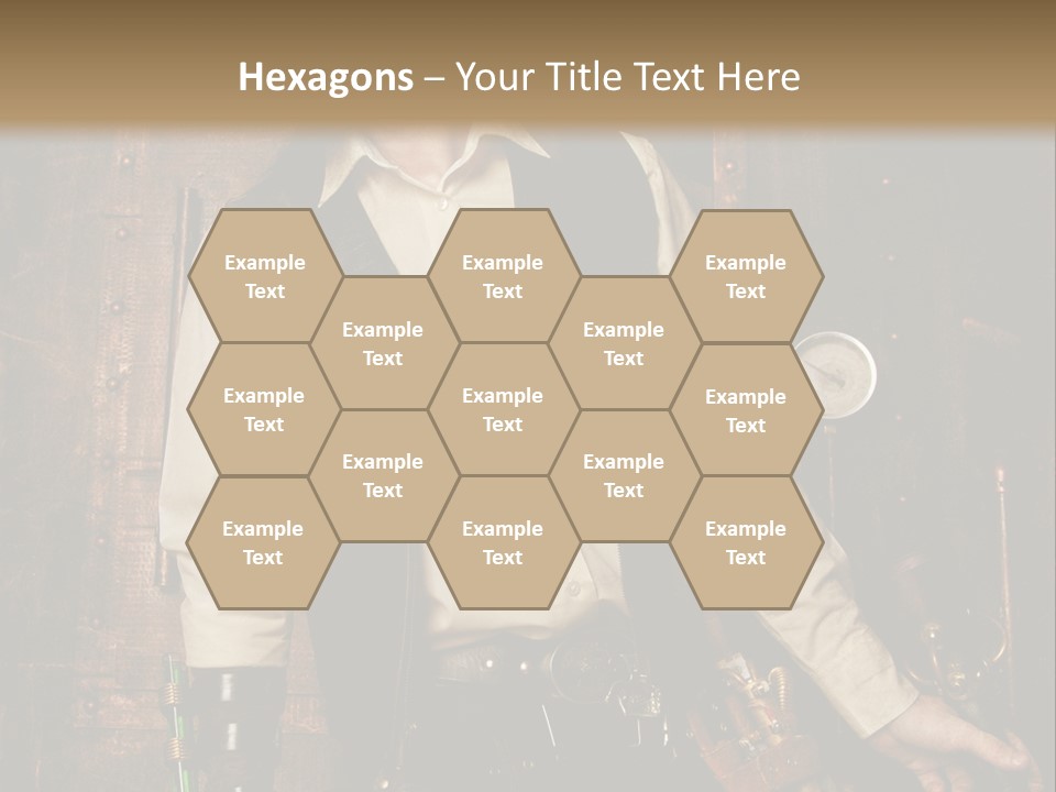 Victorien Ornement Aviator PowerPoint Template