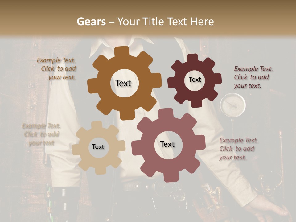 Victorien Ornement Aviator PowerPoint Template