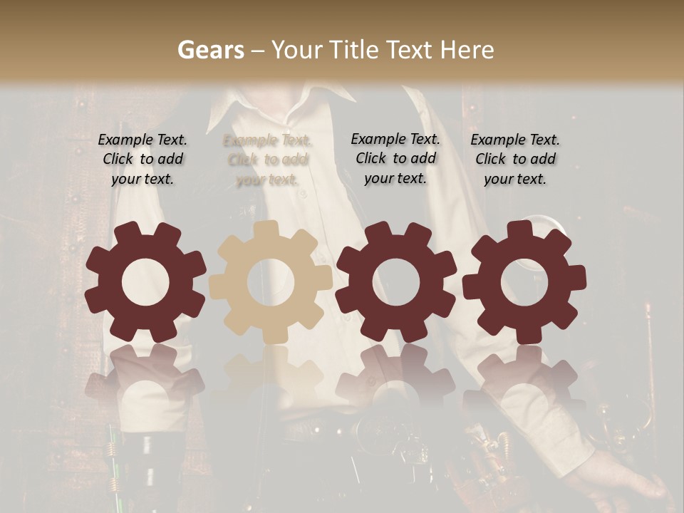 Victorien Ornement Aviator PowerPoint Template