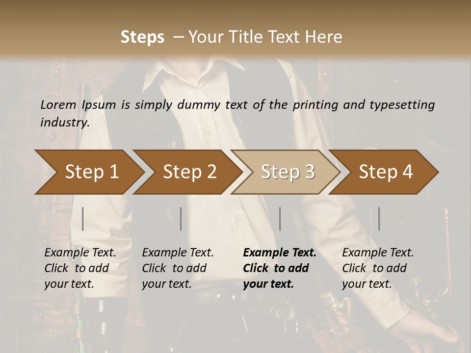 Victorien Ornement Aviator PowerPoint Template
