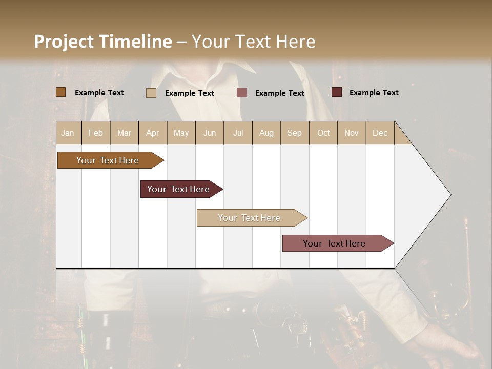 Victorien Ornement Aviator PowerPoint Template
