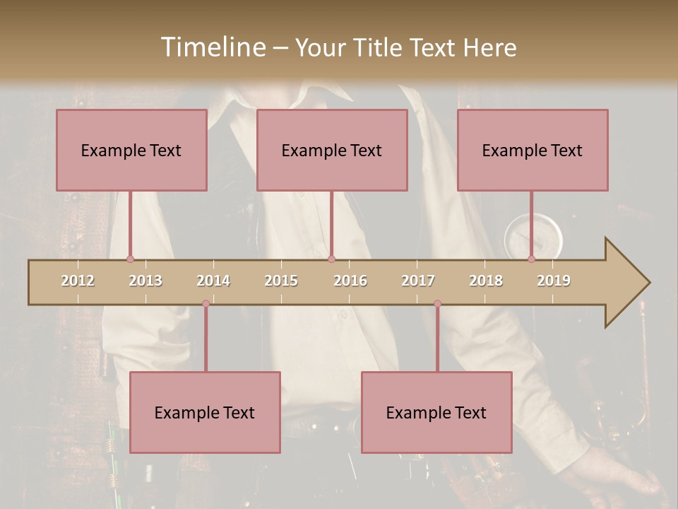 Victorien Ornement Aviator PowerPoint Template