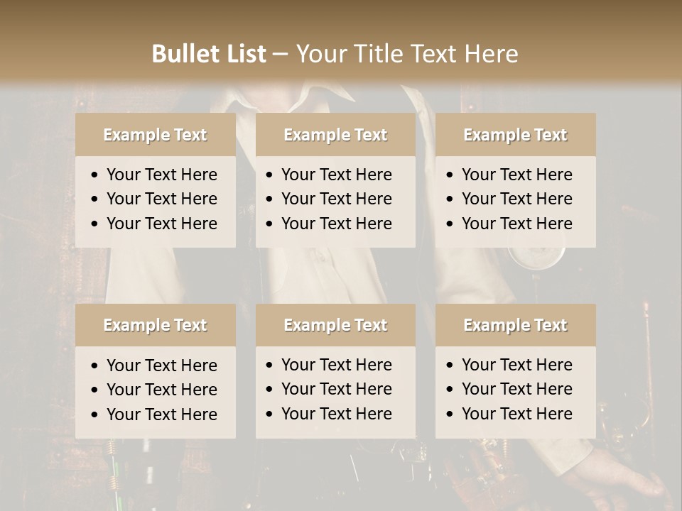Victorien Ornement Aviator PowerPoint Template
