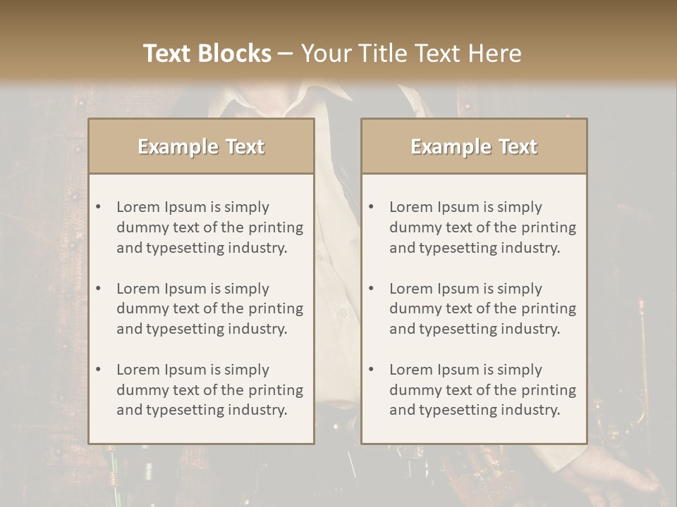 Victorien Ornement Aviator PowerPoint Template
