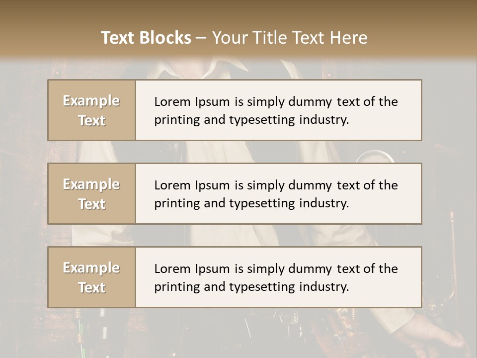 Victorien Ornement Aviator PowerPoint Template